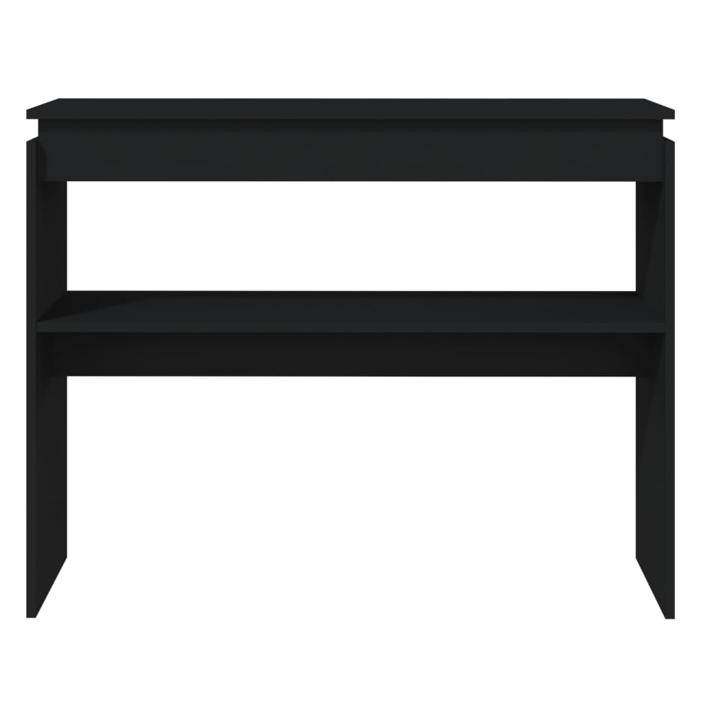vidaXL Masă consolă, negru, 102x30x80 cm, PAL