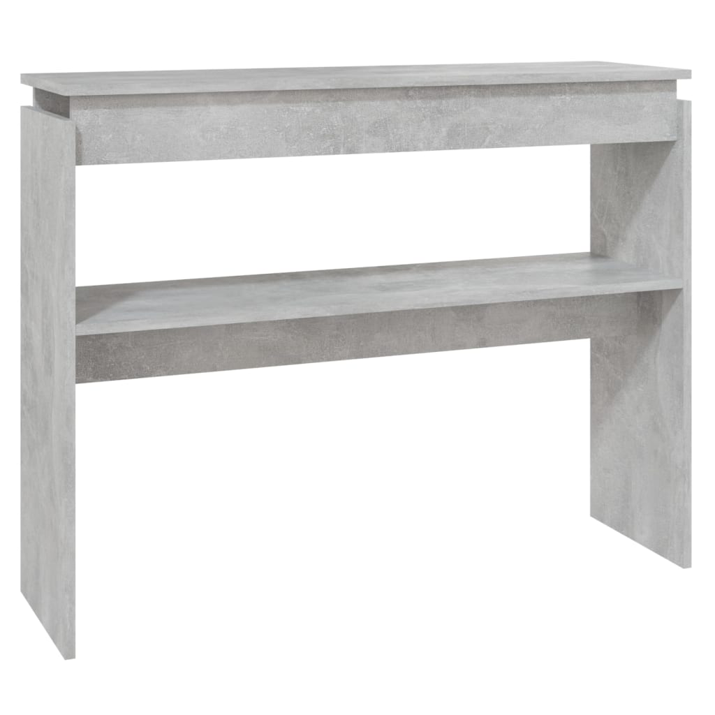 vidaXL Masă consolă, gri beton, 102x30x80 cm, PAL vidaXL Masă consolă, gri beton, 102x30x80 cm, PAL