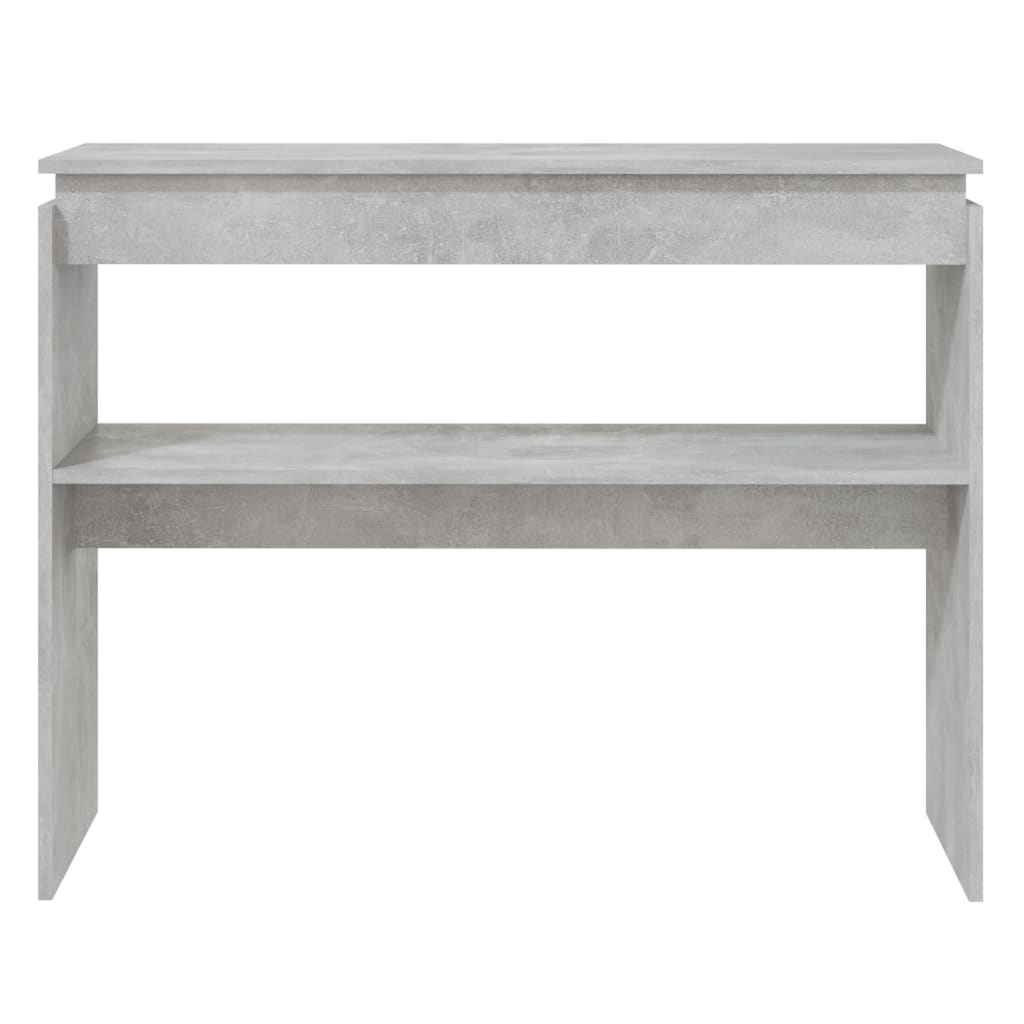 vidaXL Masă consolă, gri beton, 102x30x80 cm, PAL vidaXL Masă consolă, gri beton, 102x30x80 cm, PAL