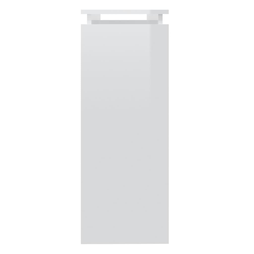 vidaXL Masă consolă, alb extralucios, 102x30x80 cm, PAL vidaXL Masă consolă, alb extralucios, 102x30x80 cm, PAL