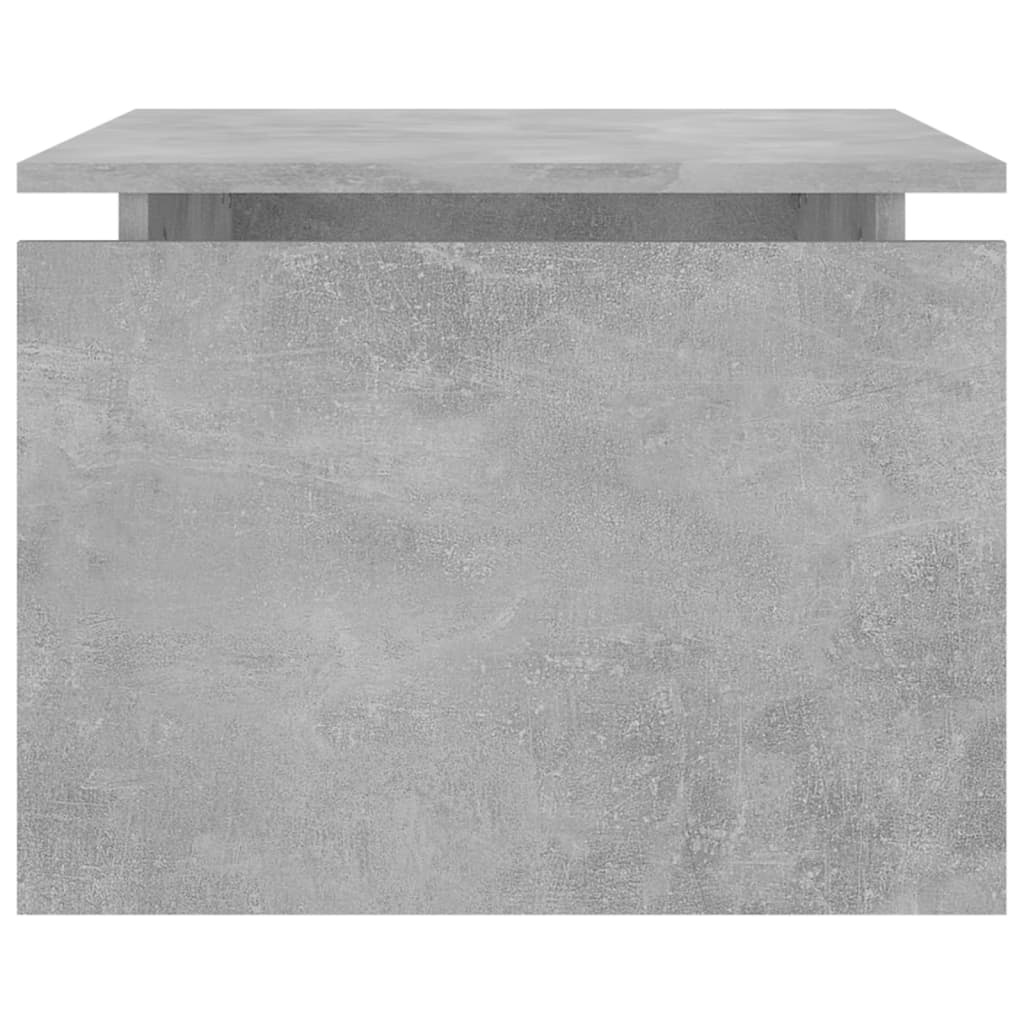 vidaXL Măsuță de cafea, gri beton, 68x50x38 cm, lemn prelucrat vidaXL Măsuță de cafea, gri beton, 68x50x38 cm, lemn prelucrat