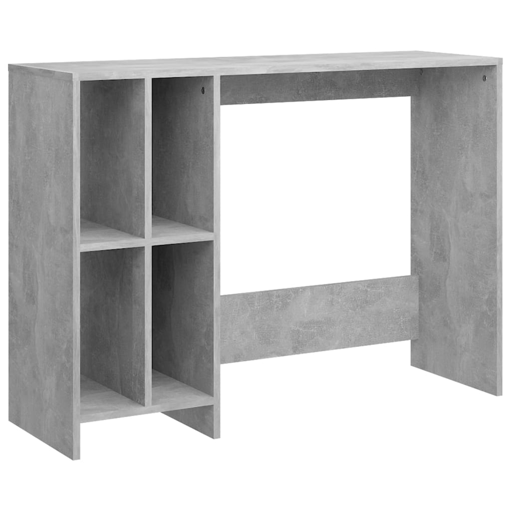 vidaXL Birou Notebook, gri beton, 102,5x35x75 cm, PAL
