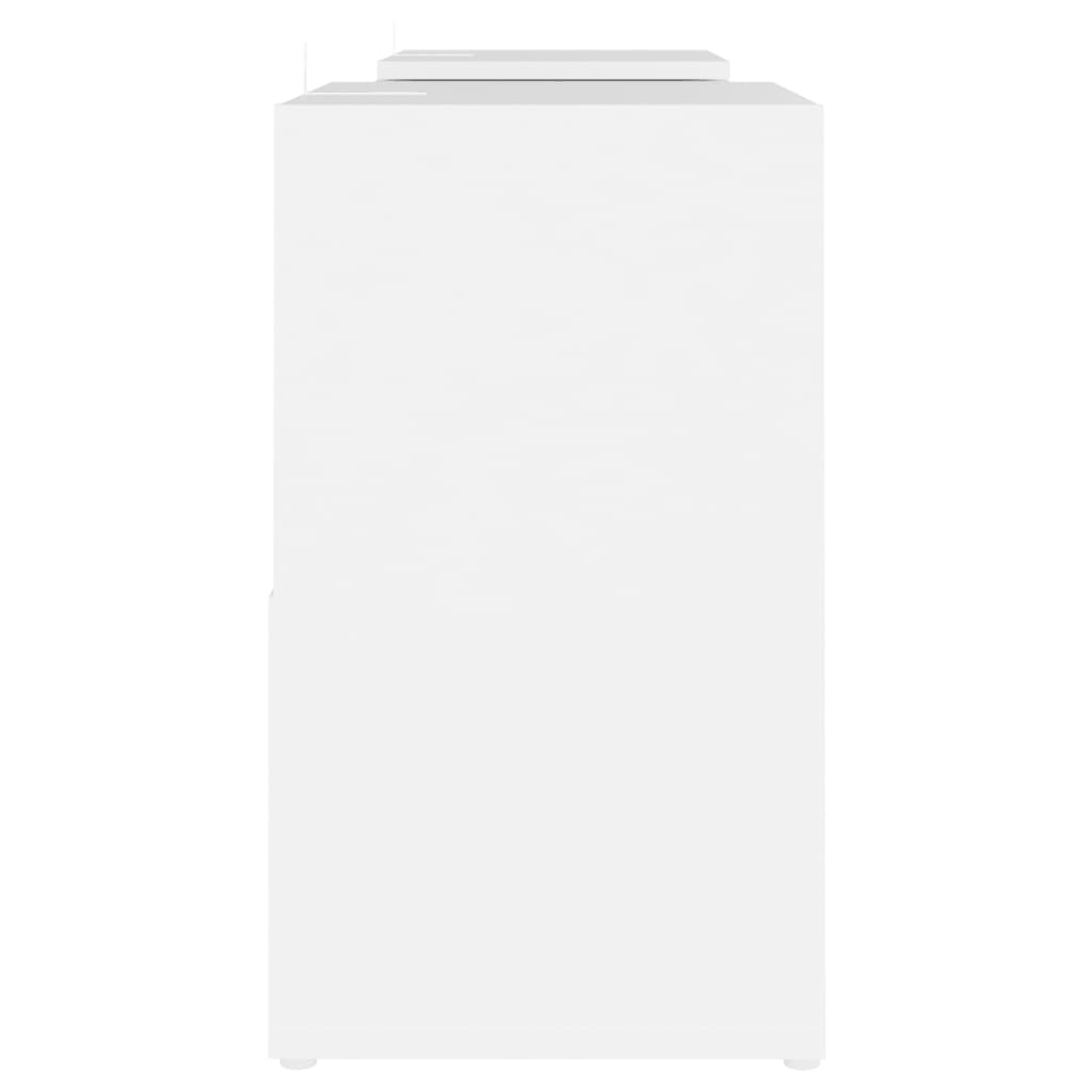 vidaXL Comodă TV, alb, 104x30x52 cm, PAL vidaXL Comodă TV, alb, 104x30x52 cm, PAL