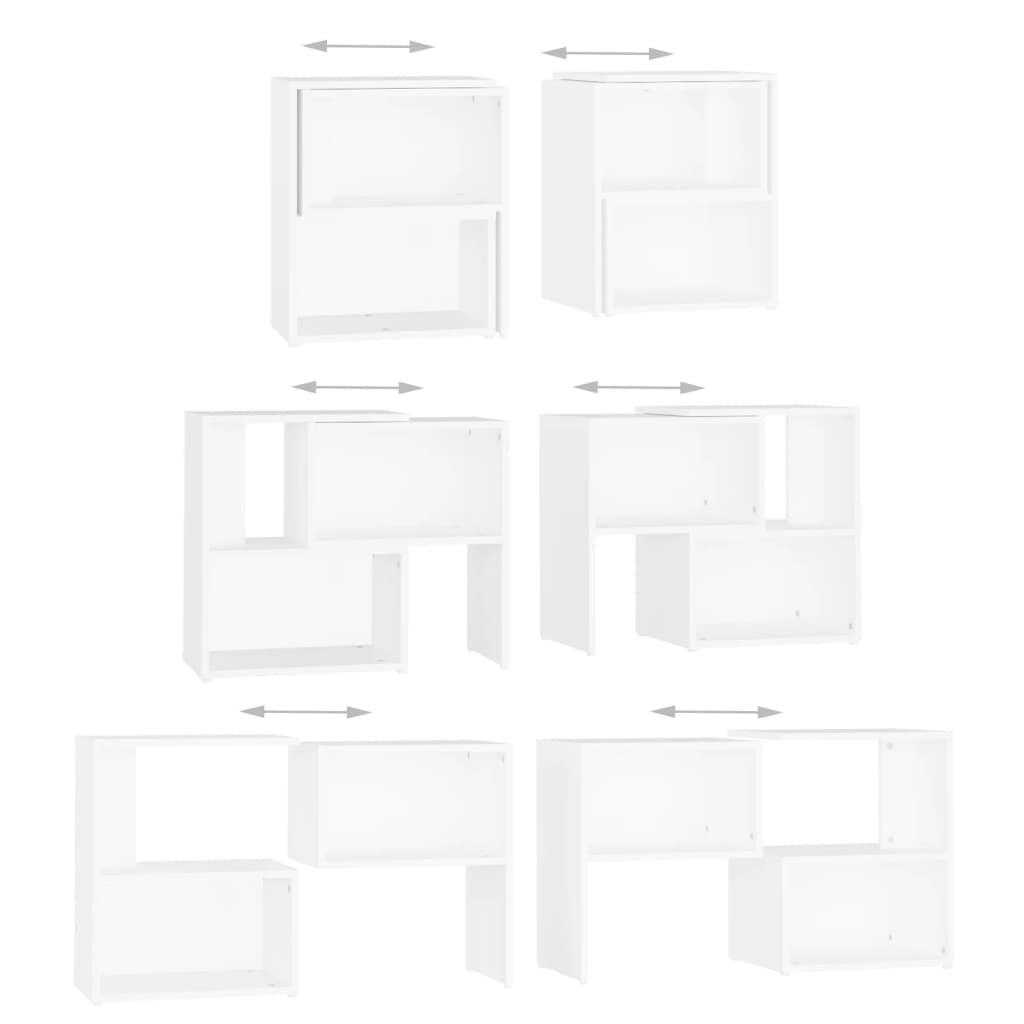 vidaXL Comodă TV, alb, 104x30x52 cm, PAL vidaXL Comodă TV, alb, 104x30x52 cm, PAL