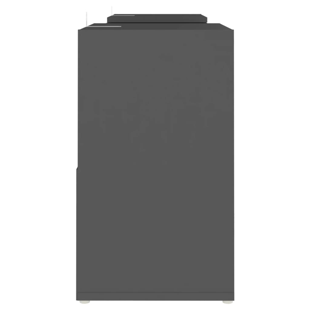 vidaXL Comodă TV, gri, 104x30x52 cm, PAL vidaXL Comodă TV, gri, 104x30x52 cm, PAL
