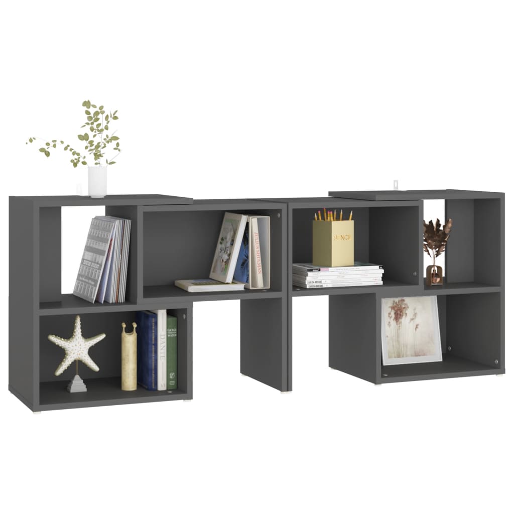 vidaXL Comodă TV, gri, 104x30x52 cm, PAL vidaXL Comodă TV, gri, 104x30x52 cm, PAL