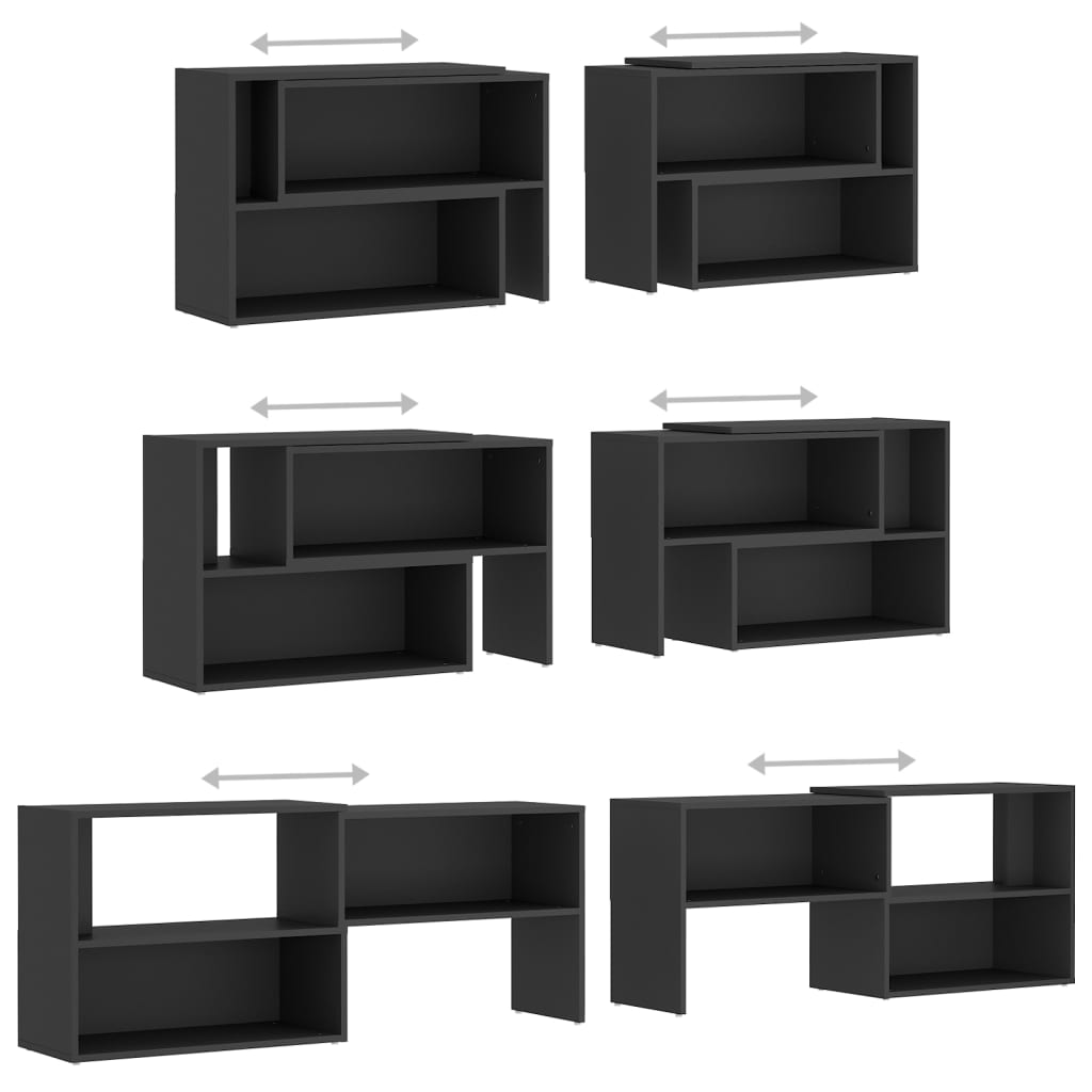 vidaXL Comodă TV, gri, 149x30x52 cm, PAL vidaXL Comodă TV, gri, 149x30x52 cm, PAL