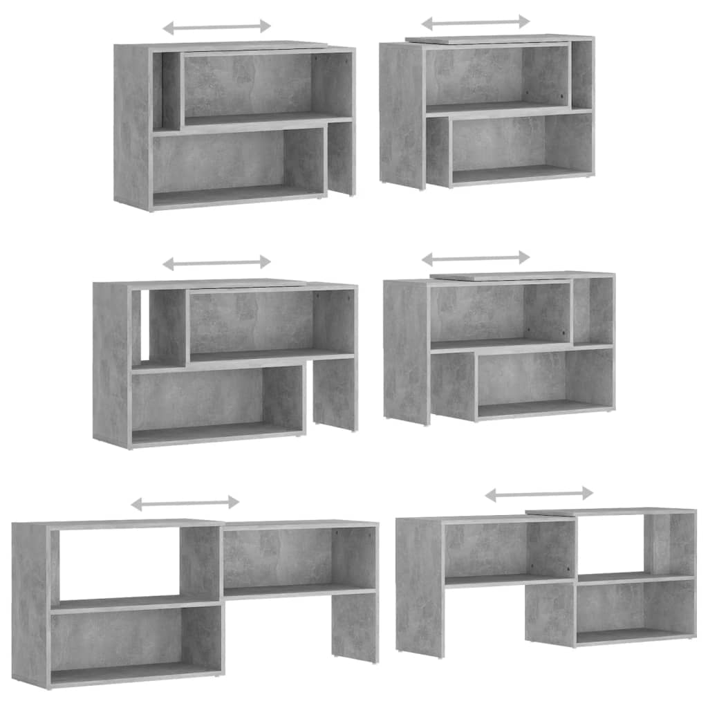 vidaXL Comodă TV, gri beton, 149x30x52 cm, PAL vidaXL Comodă TV, gri beton, 149x30x52 cm, PAL