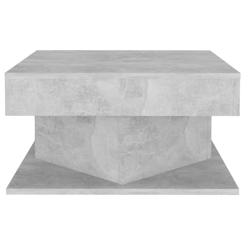vidaXL Măsuță de cafea, gri beton, 57x57x30 cm, lemn prelucrat vidaXL Măsuță de cafea, gri beton, 57x57x30 cm, lemn prelucrat