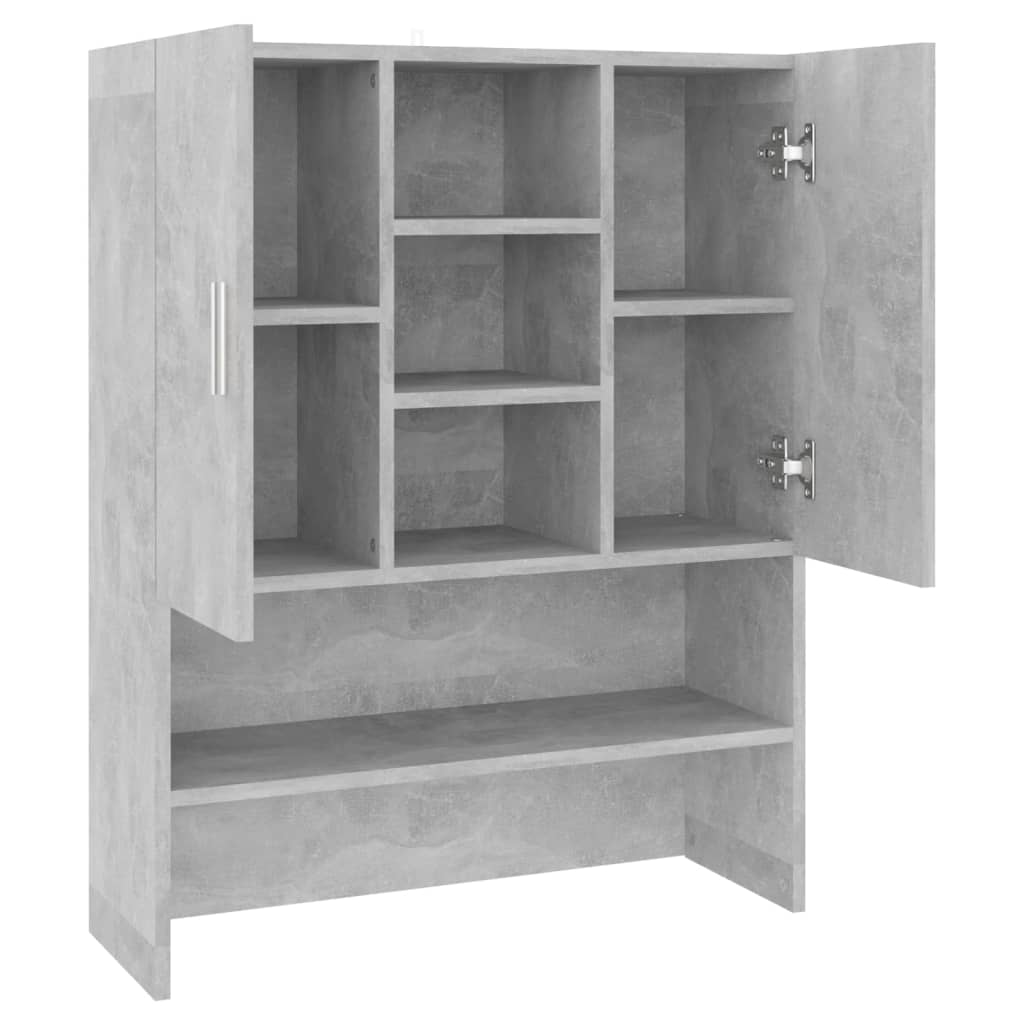 vidaXL Dulap mașină de spălat, gri beton, 70,5x25,5x90 cm vidaXL Dulap mașină de spălat, gri beton, 70,5x25,5x90 cm