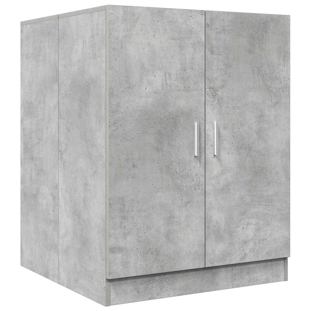 vidaXL Dulap mașină de spălat, gri beton, 71x71,5x91,5 cm
