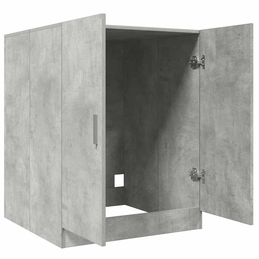 vidaXL Dulap mașină de spălat, gri beton, 71x71,5x91,5 cm