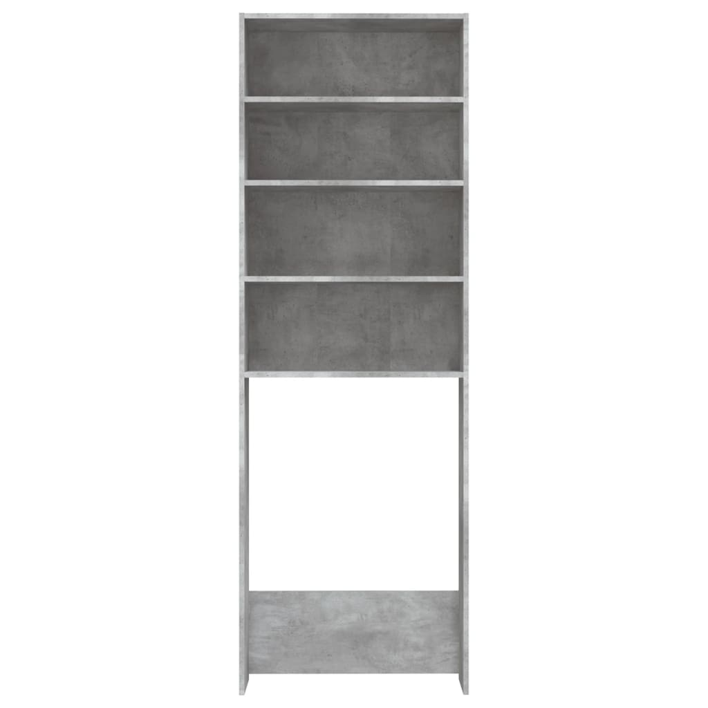 vidaXL Dulap mașină de spălat, gri beton, 64x24x190 cm vidaXL Dulap mașină de spălat, gri beton, 64x24x190 cm