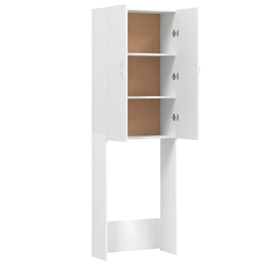 vidaXL Dulap mașina de spălat, alb, 64x25,5x190 cm vidaXL Dulap mașina de spălat, alb, 64x25,5x190 cm