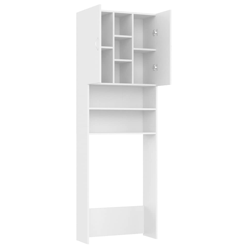vidaXL Dulap mașina de spălat, alb, 64x25,5x190 cm vidaXL Dulap mașina de spălat, alb, 64x25,5x190 cm
