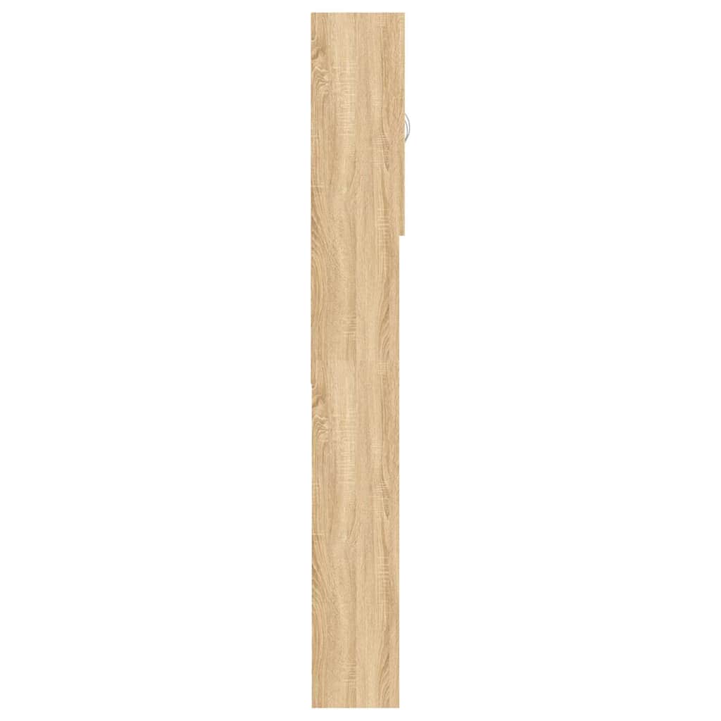 vidaXL Dulap mașina de spălat, stejar sonoma, 64x25,5x190 cm
