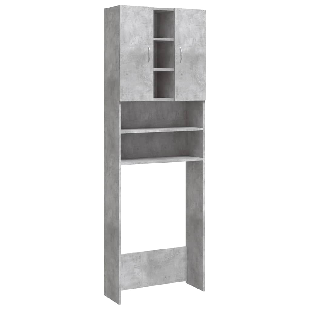 vidaXL Dulap mașină de spălat, gri beton, 64x25,5x190 cm vidaXL Dulap mașină de spălat, gri beton, 64x25,5x190 cm