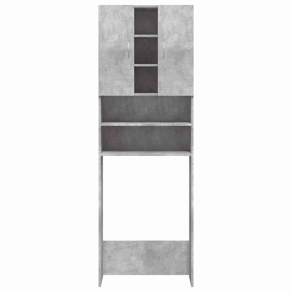 vidaXL Dulap mașină de spălat, gri beton, 64x25,5x190 cm vidaXL Dulap mașină de spălat, gri beton, 64x25,5x190 cm
