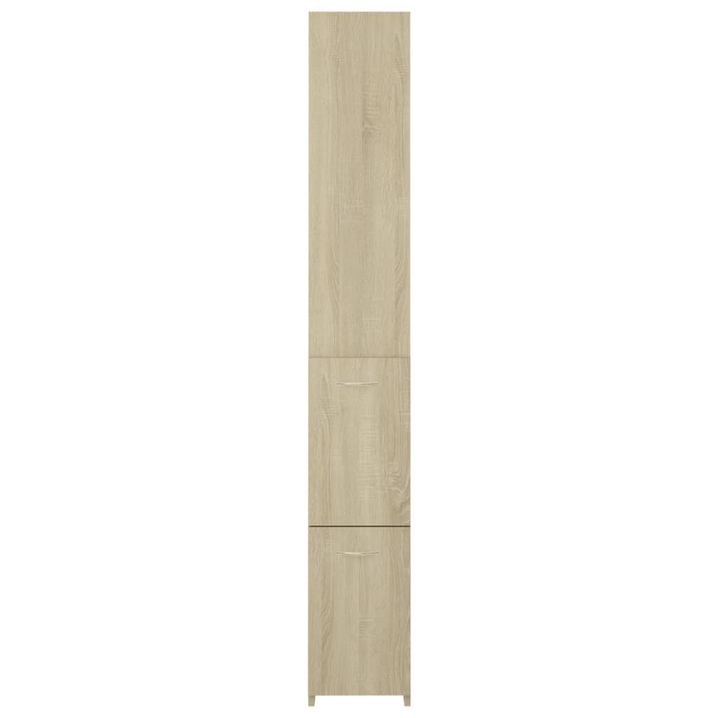 vidaXL Dulap de baie, stejar sonoma, 25x26,5x170 cm, lemn prelucrat vidaXL Dulap de baie, stejar sonoma, 25x26,5x170 cm, lemn prelucrat