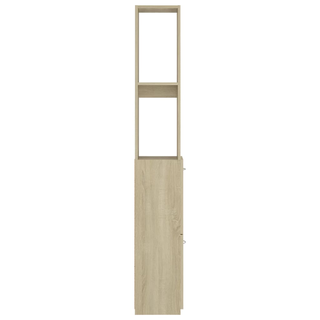 vidaXL Dulap de baie, stejar sonoma, 25x26,5x170 cm, lemn prelucrat vidaXL Dulap de baie, stejar sonoma, 25x26,5x170 cm, lemn prelucrat