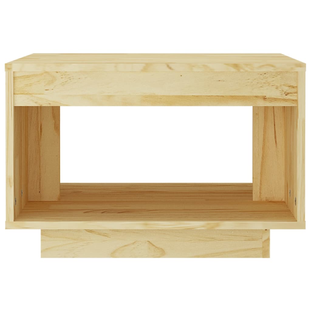 vidaXL Măsuță de cafea, 50x50x33,5 cm, lemn masiv de pin vidaXL Măsuță de cafea, 50x50x33,5 cm, lemn masiv de pin