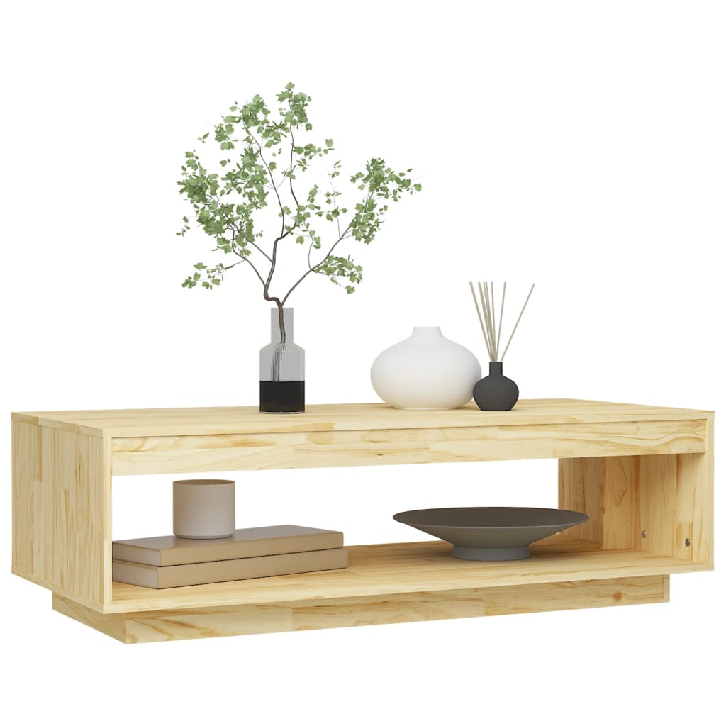 vidaXL Măsuță de cafea, 110x50x33,5 cm, lemn masiv de pin vidaXL Măsuță de cafea, 110x50x33,5 cm, lemn masiv de pin