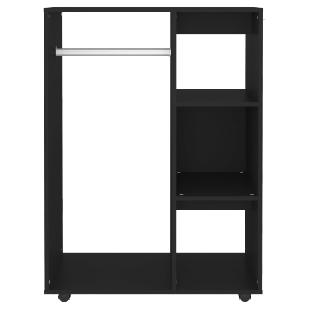 vidaXL Șifonier, negru, 80x40x110 cm, PAL vidaXL Șifonier, negru, 80x40x110 cm, PAL