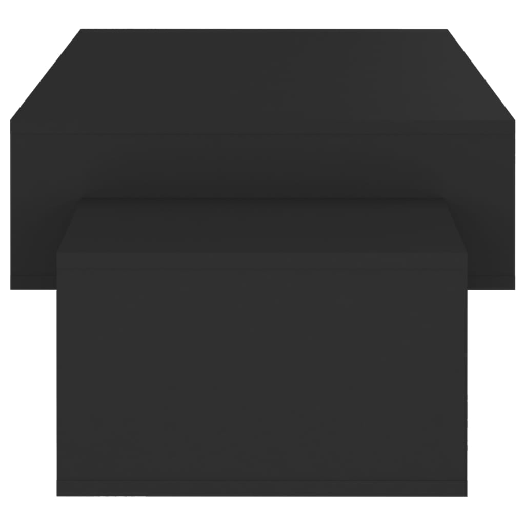 vidaXL Măsuță de cafea, negru, 105x55x32 cm, lemn prelucrat vidaXL Măsuță de cafea, negru, 105x55x32 cm, lemn prelucrat