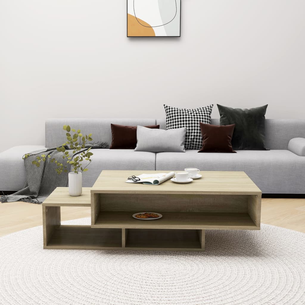 vidaXL Măsuță de cafea, stejar sonoma, 105x55x32 cm, lemn prelucrat vidaXL Măsuță de cafea, stejar sonoma, 105x55x32 cm, lemn prelucrat
