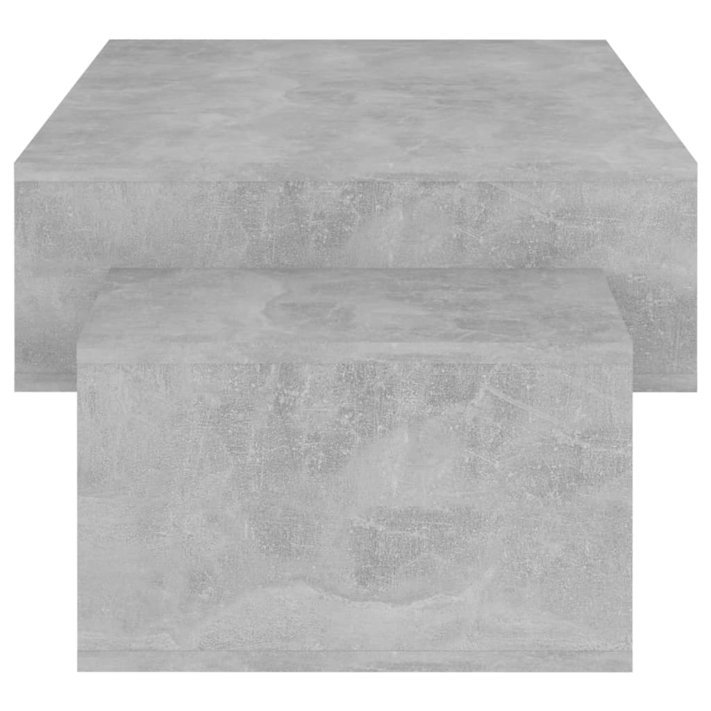 vidaXL Măsuță de cafea, gri beton, 105x55x32 cm, lemn prelucrat vidaXL Măsuță de cafea, gri beton, 105x55x32 cm, lemn prelucrat
