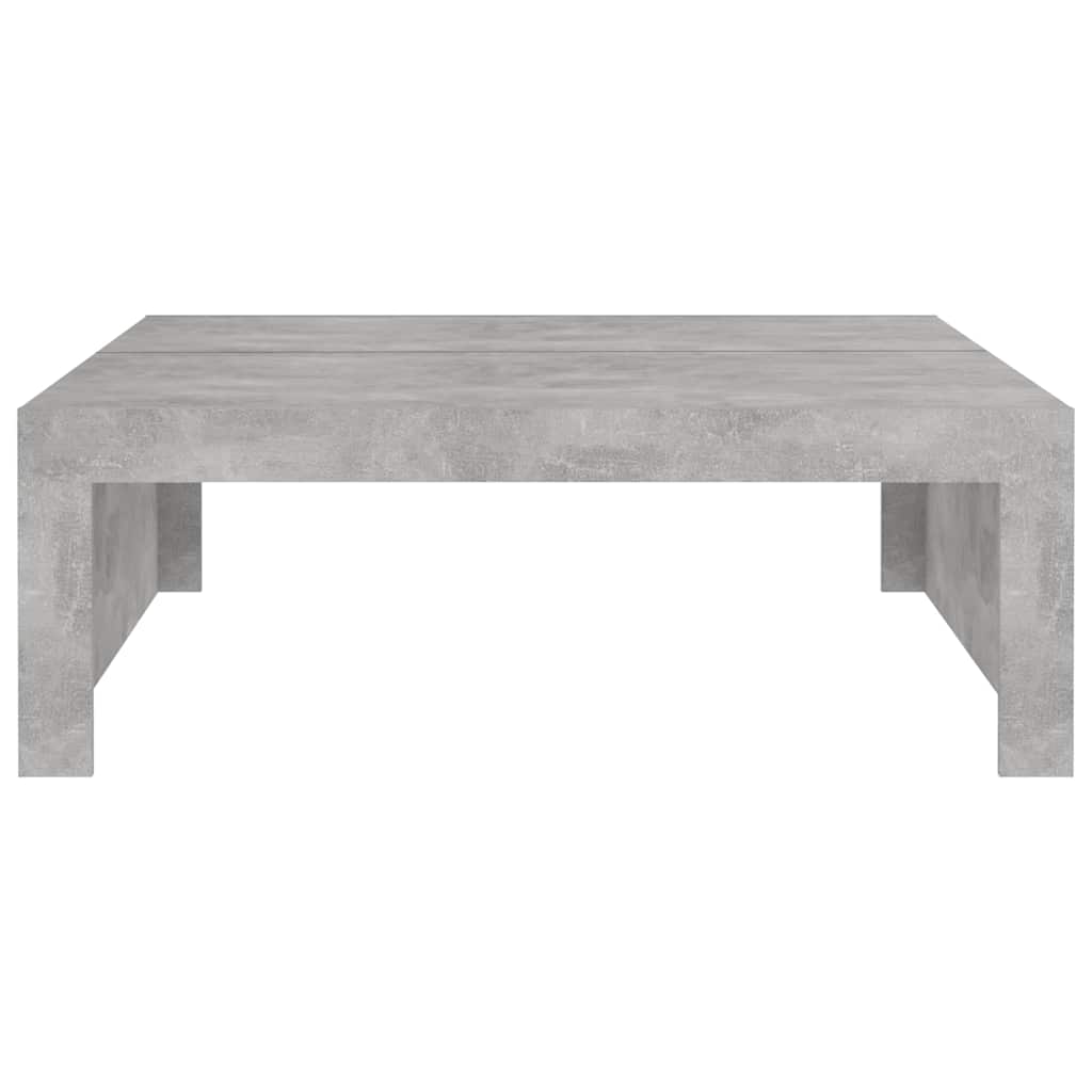 vidaXL Măsuță de cafea, gri beton, 100x100x35 cm, lemn prelucrat vidaXL Măsuță de cafea, gri beton, 100x100x35 cm, lemn prelucrat