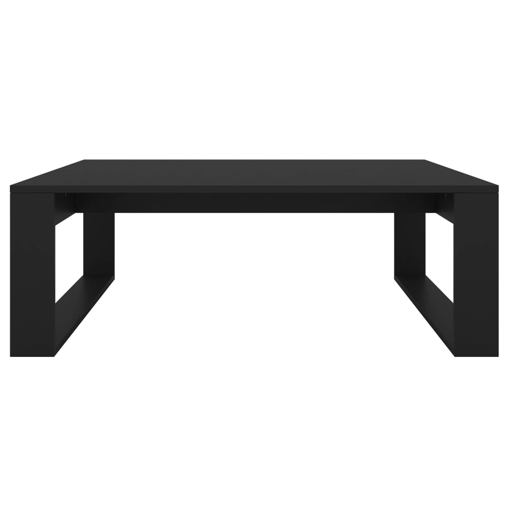 vidaXL Măsuță de cafea, negru, 100x100x35 cm, lemn prelucrat vidaXL Măsuță de cafea, negru, 100x100x35 cm, lemn prelucrat