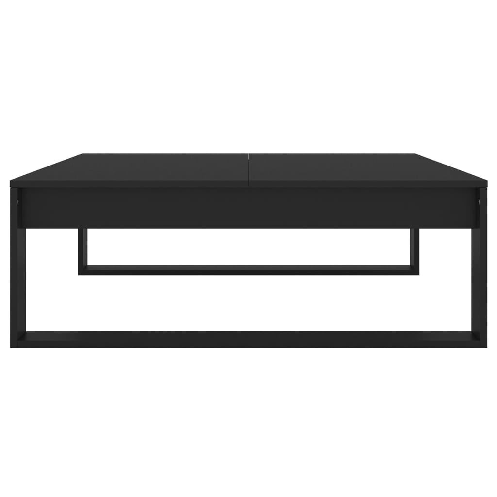 vidaXL Măsuță de cafea, negru, 100x100x35 cm, lemn prelucrat vidaXL Măsuță de cafea, negru, 100x100x35 cm, lemn prelucrat