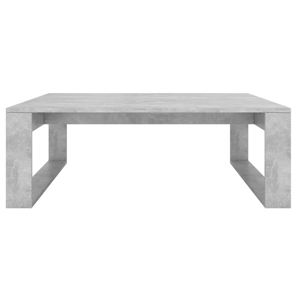 vidaXL Măsuță de cafea, gri beton, 100x100x35 cm, lemn prelucrat vidaXL Măsuță de cafea, gri beton, 100x100x35 cm, lemn prelucrat