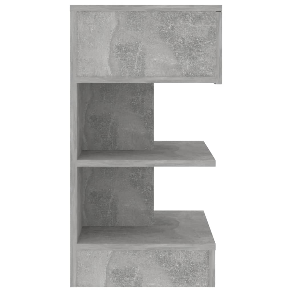vidaXL Noptiere, 2 buc., gri beton, 40x35x65 cm vidaXL Noptiere, 2 buc., gri beton, 40x35x65 cm