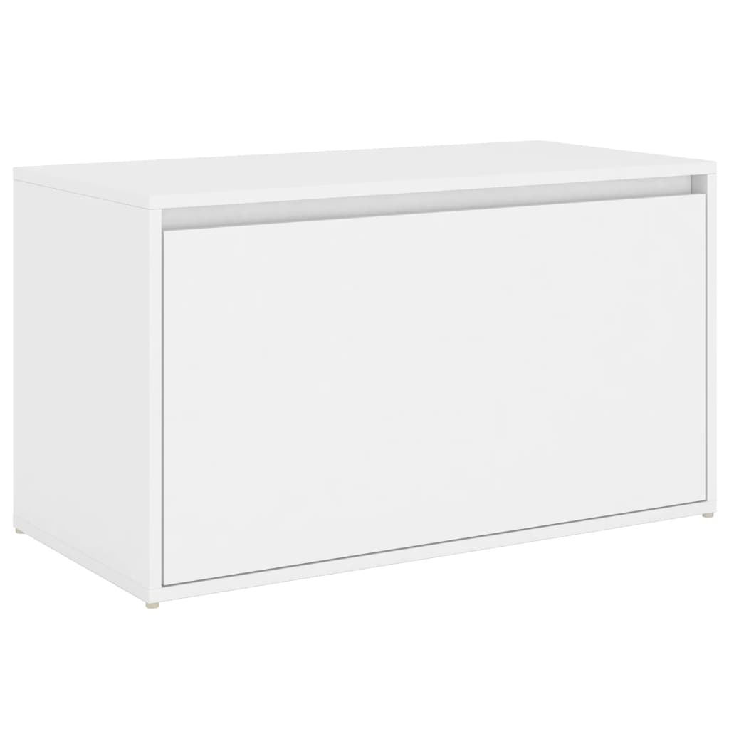 vidaXL Bancă de hol, alb, 80x40x45 cm, PAL vidaXL Bancă de hol, alb, 80x40x45 cm, PAL