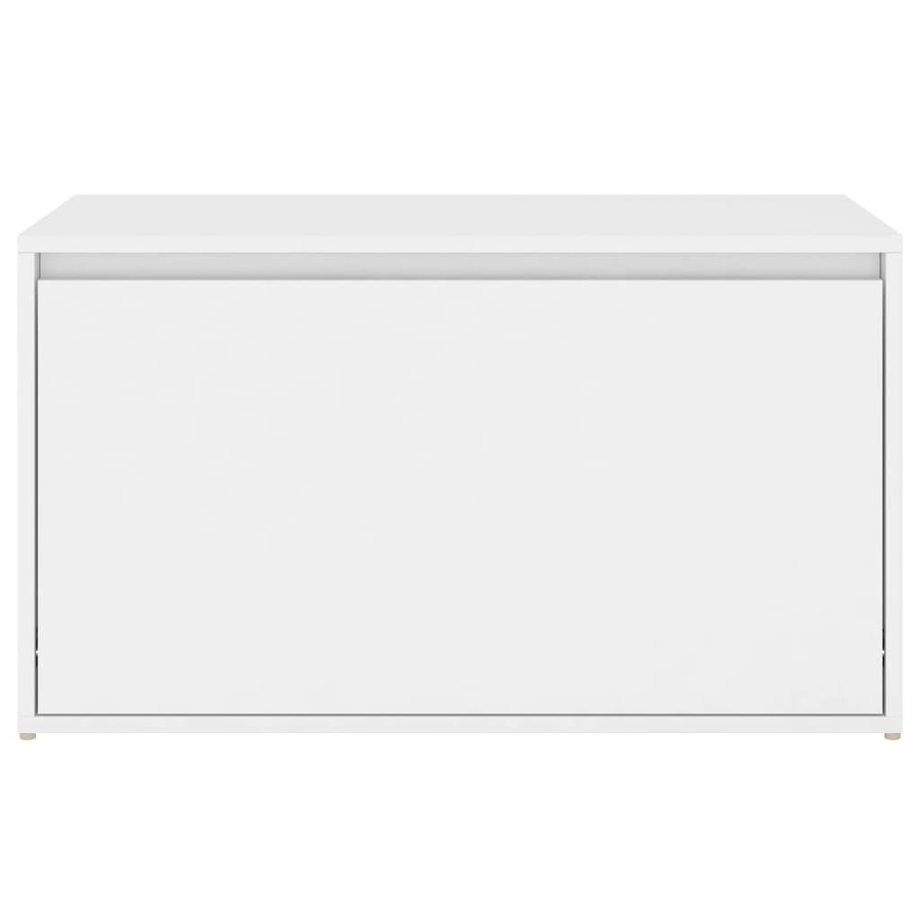 vidaXL Bancă de hol, alb, 80x40x45 cm, PAL vidaXL Bancă de hol, alb, 80x40x45 cm, PAL