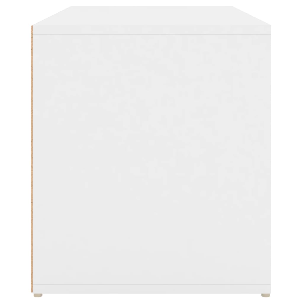 vidaXL Bancă de hol, alb, 80x40x45 cm, PAL vidaXL Bancă de hol, alb, 80x40x45 cm, PAL