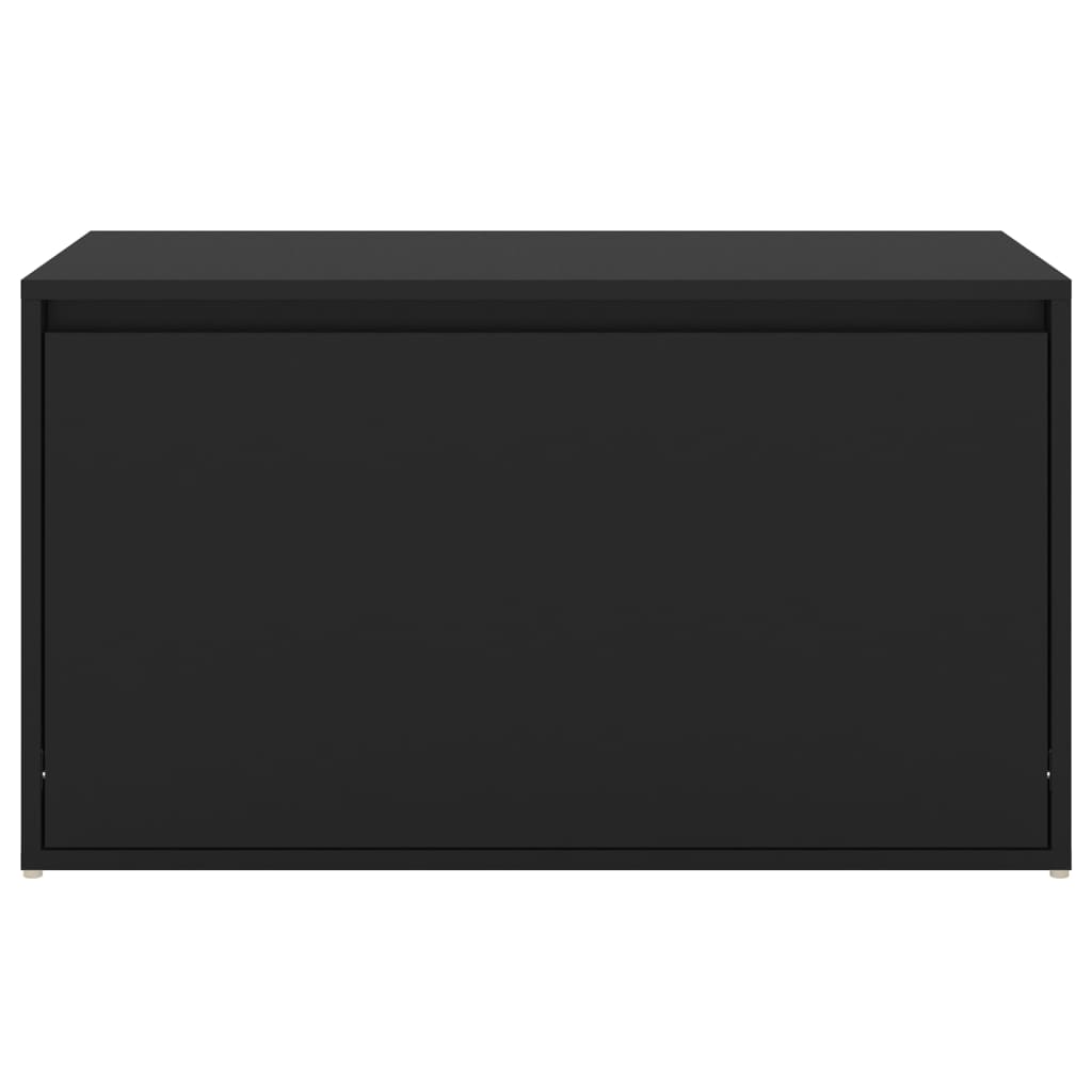 vidaXL Bancă de hol, negru, 80x40x45 cm, PAL vidaXL Bancă de hol, negru, 80x40x45 cm, PAL