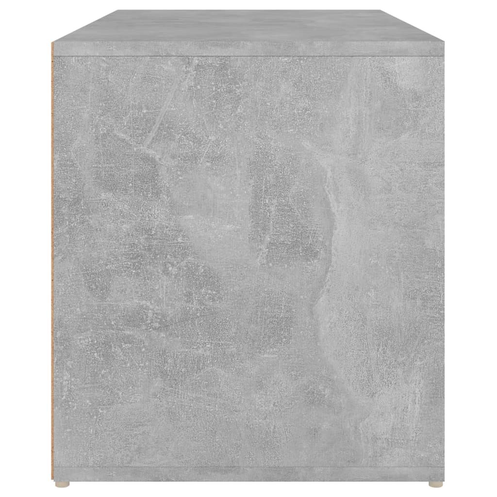vidaXL Bancă de hol, gri beton, 80x40x45 cm, PAL vidaXL Bancă de hol, gri beton, 80x40x45 cm, PAL