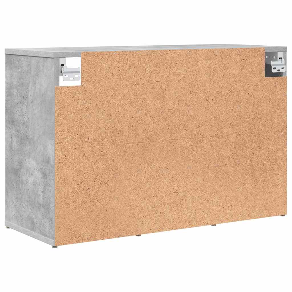 vidaXL Dulap pentru pantofi Gri beton 103x30x51 cm Lemn compozit vidaXL Dulap pentru pantofi Gri beton 103x30x51 cm Lemn compozit
