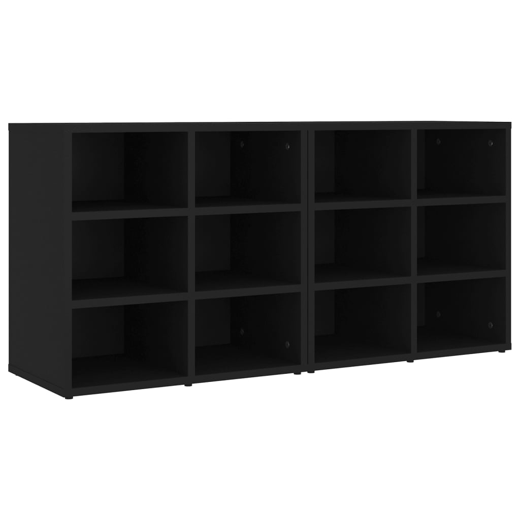vidaXL Dulap de pantofi, negru, 52,5x30x50 cm vidaXL Dulap de pantofi, negru, 52,5x30x50 cm