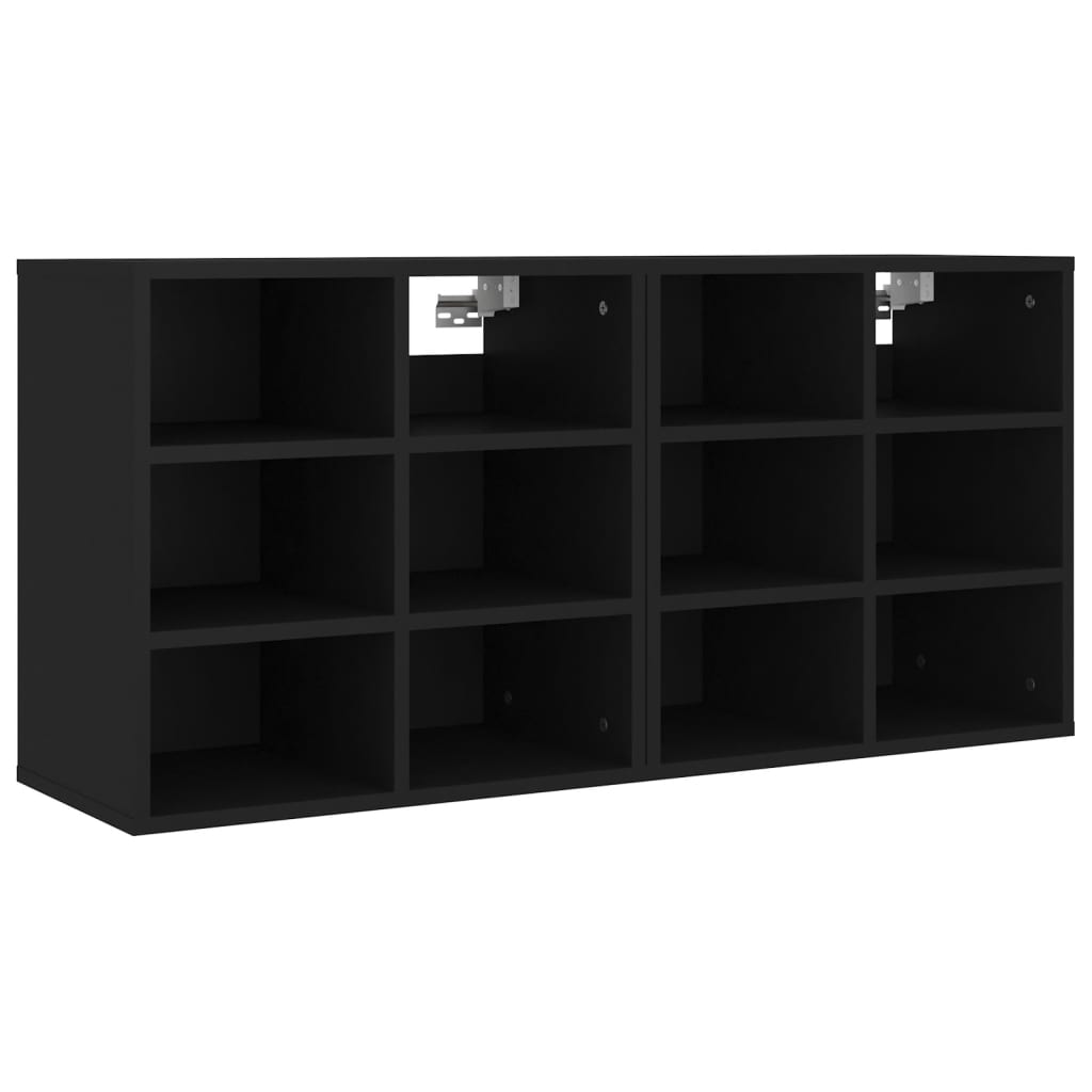 vidaXL Dulap de pantofi, negru, 52,5x30x50 cm vidaXL Dulap de pantofi, negru, 52,5x30x50 cm