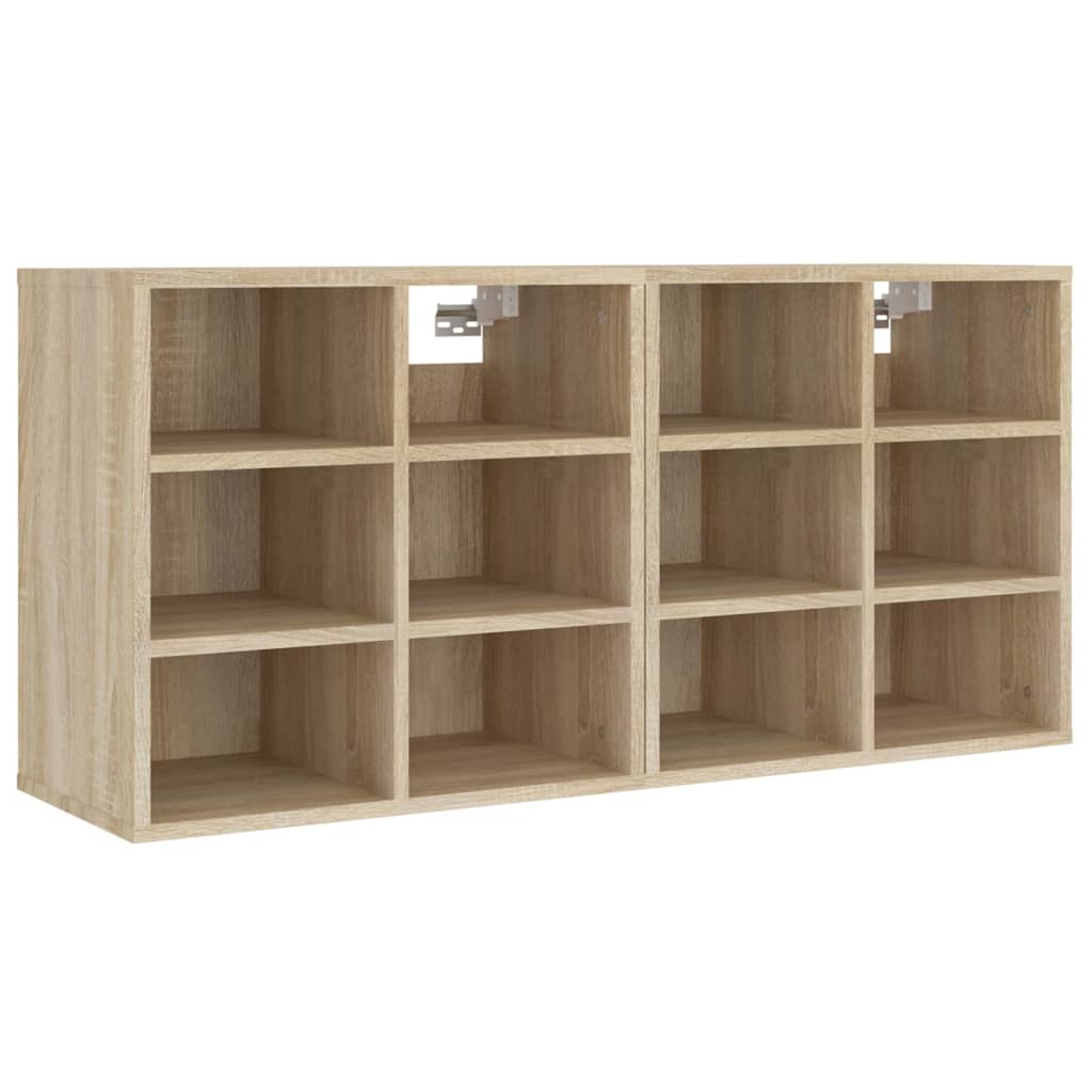 vidaXL Pantofare, 2 buc., stejar sonoma, 52,5x30x50 cm