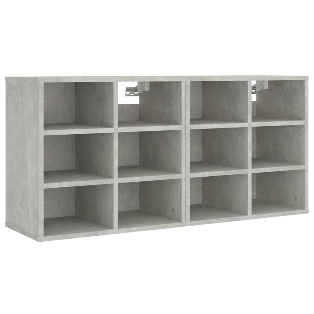 vidaXL Pantofare, 2 buc., gri beton, 52,5x30x50 cm vidaXL Pantofare, 2 buc., gri beton, 52,5x30x50 cm