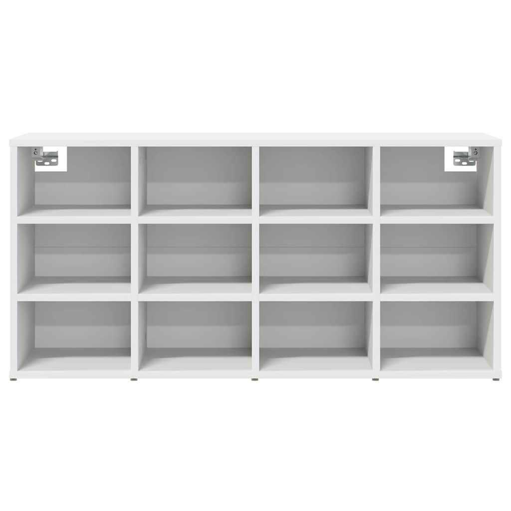 vidaXL Dulap pentru pantofi cu raft Alb 103x30x51 cm Lemn compozit vidaXL Dulap pentru pantofi cu raft Alb 103x30x51 cm Lemn compozit