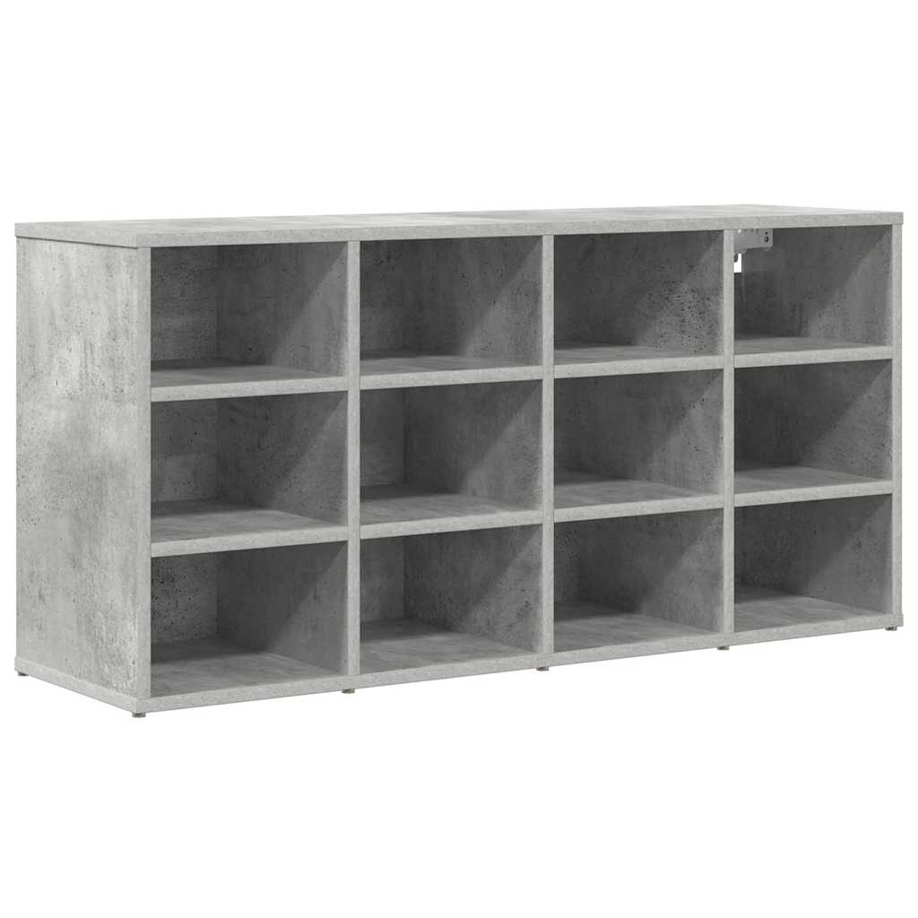 vidaXL Dulap pentru pantofi Gri beton 103x30x51 cm Lemn compozit vidaXL Dulap pentru pantofi Gri beton 103x30x51 cm Lemn compozit