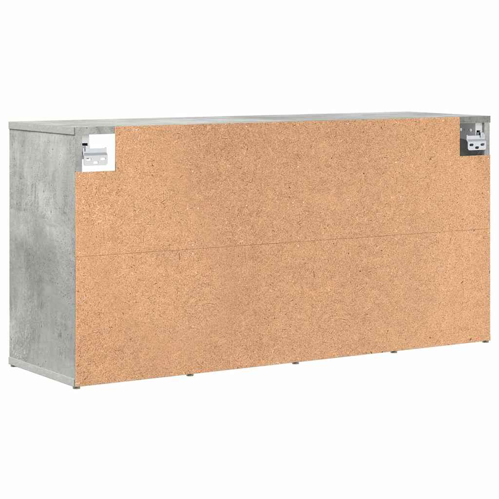 vidaXL Dulap pentru pantofi Gri beton 103x30x51 cm Lemn compozit vidaXL Dulap pentru pantofi Gri beton 103x30x51 cm Lemn compozit