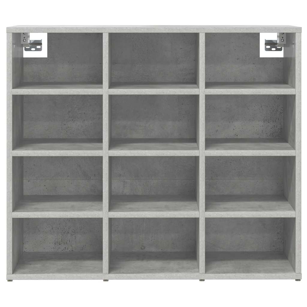 vidaXL Dulap pentru pantofi Gri beton 103x30x51 cm Lemn compozit