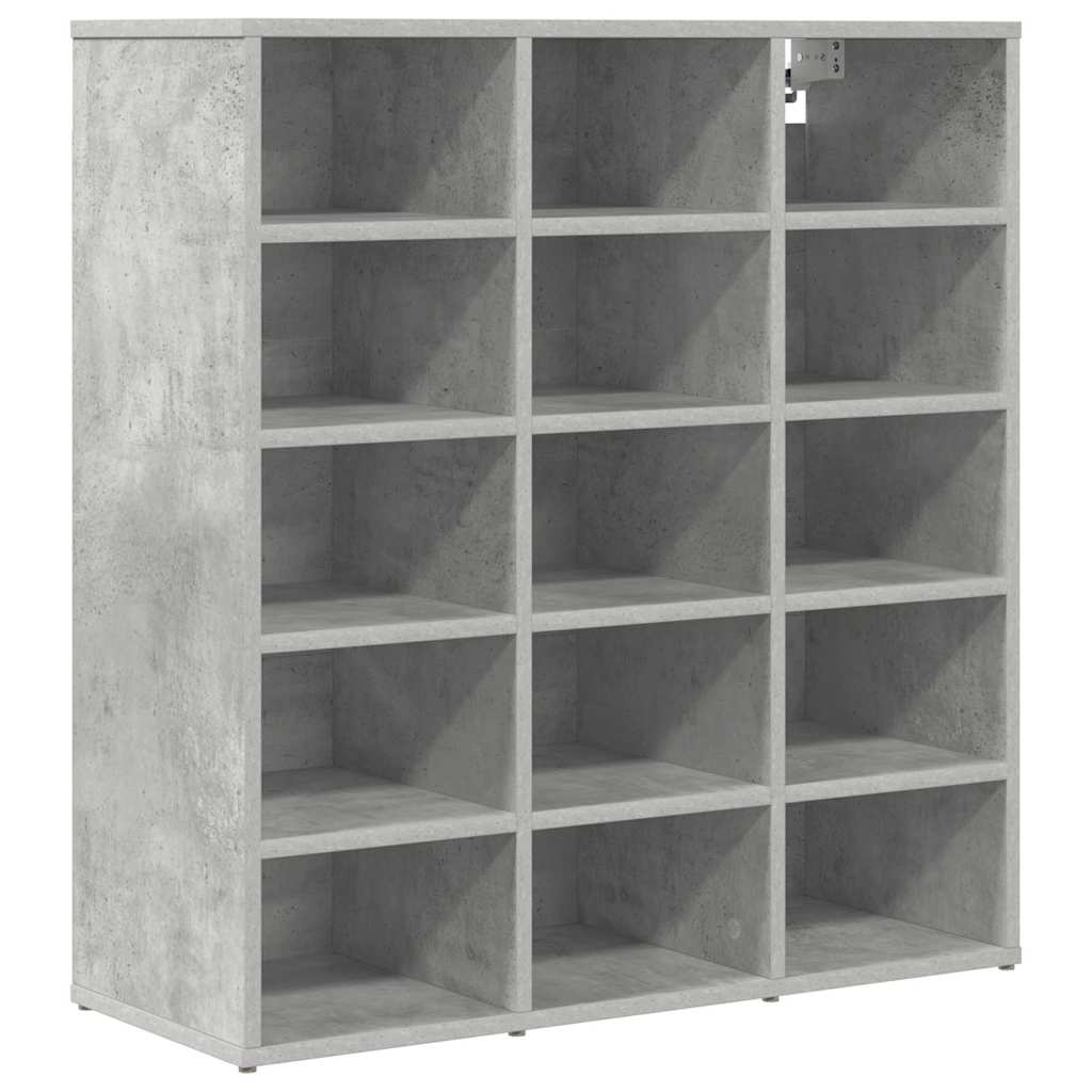 vidaXL Dulap pentru pantofi Gri beton 103x30x51 cm Lemn compozit